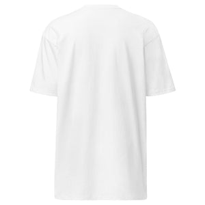 Men’s CLASSIC "OM OWNERSHIP MENTALITY"  PREMIUM HEAVYWEIGHT TEE (RED LOGO)