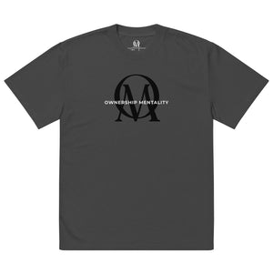Men's Stacked OM "Bridges" Oversized Tee (Faded Black)