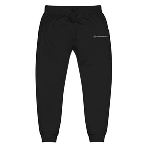 Open image in slideshow, CLASSICE EMBROIDERY &quot;OM | OWNERSHIP MENTALITY&quot; Fleece Joggers White Logo (Multiple Colors)
