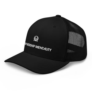 Open image in slideshow, &quot;OM OWNERSHIP MENTALITY LOGO&quot; Trucker Hat (Multiple Colors)
