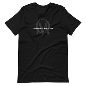Open image in slideshow, &quot;Stacked OM&quot; Tee (BLACK/GREY)
