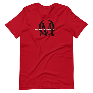 Open image in slideshow, &quot;Stacked OM&quot; Tee (RED/BLACK) &amp; (ROYAL BLUE/BLACK)
