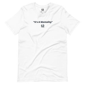Open image in slideshow, &quot;OM It&#39;s A Mentality&quot; Tee (Navy Blazer Logo)
