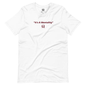 Open image in slideshow, &quot;OM It&#39;s A Mentality&quot; Tee (Burgundy Logo)
